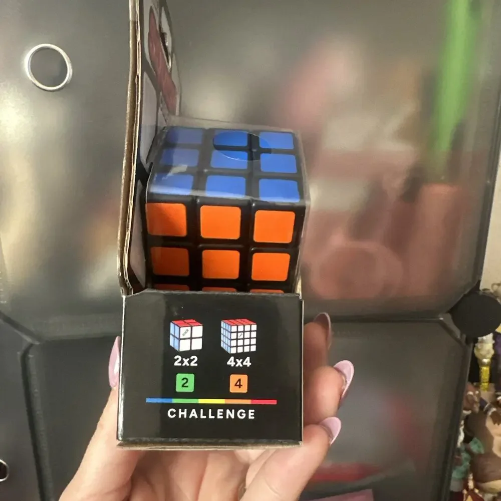 Rubik’s Squish Cube 50th Anniversary Spin Master Solvable Fidget Puzzle